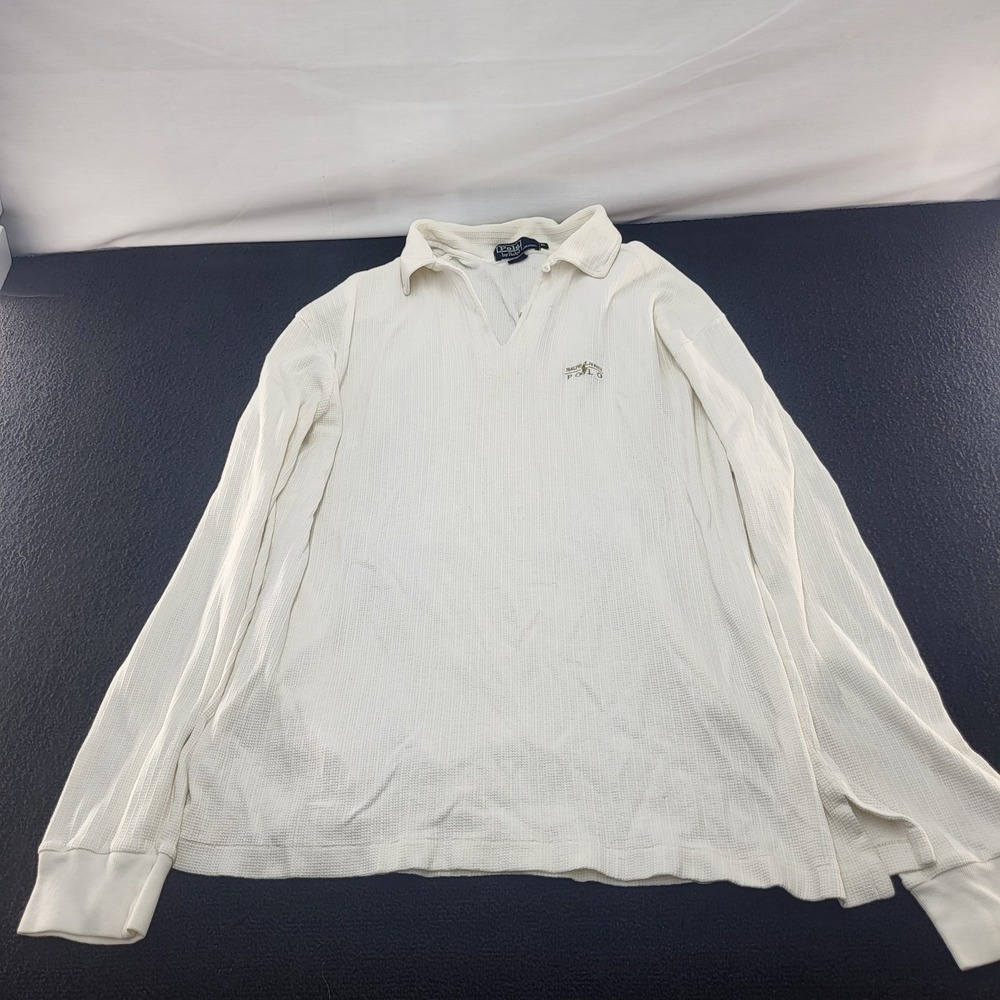 Ralph Lauren Men's Polo Vintage White Sweater Size XLarge 206